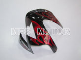 Honda CBR600RR 2003-2004 ABS Injection Fairing - Flame - Red wine color Black - MFS5525